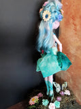 Monster High OOAK Bleu and Hoot owl repaint Custom Doll