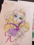 Fantasy Coloring Book 20 Original Line Art Loose Leaf Pages