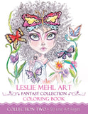 Coloring Book Collection One 20 Original Pages Whimsical Fairy Fantasy Line Art