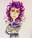 Ripley and The Xenomorph Pop Portrait
