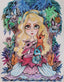 Fairytale Art pillow, Aurora art, Sleeping Beauty decorative pillow