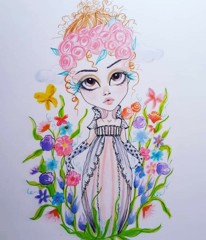 Ever After High OOAK EMMA Jane Austen Inspired Doll repaint Custom Doll