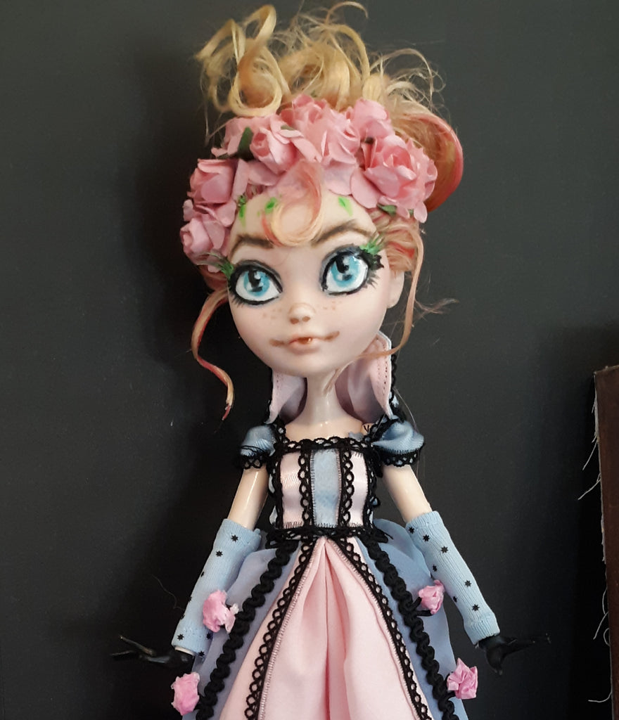 Ever After High OOAK EMMA Jane Austen Inspired Doll repaint Custom Doll