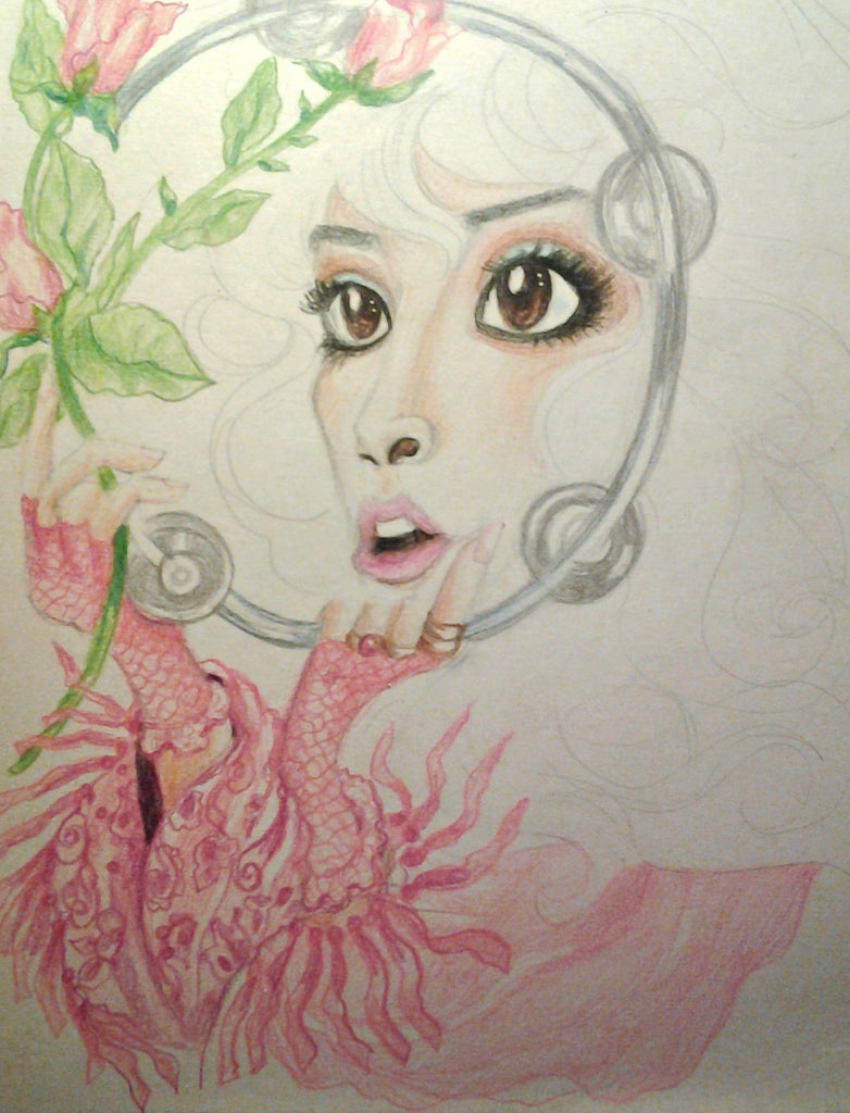 Original Art Stevie and the Roses