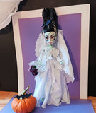 OOAK Bride Of Frankenstein Doll  Monster High repaint