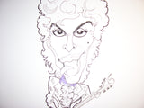 Prince Rock and Roll Caricature