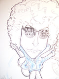 Bob Dylan Roll Caricature