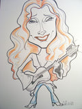 Bonnie Riatt Caricature
