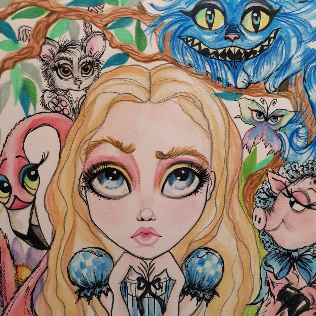 Alice Annoyed Lowbrow Art