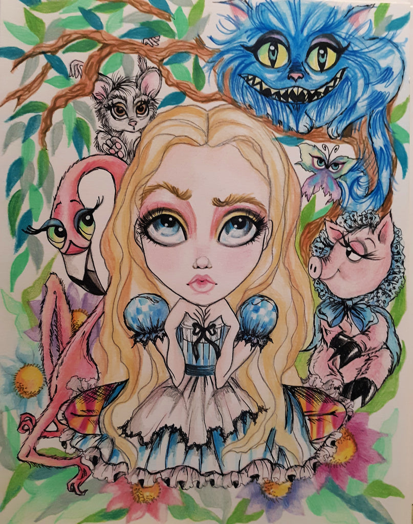 Alice Annoyed Lowbrow Art