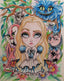 Alice Annoyed Alice In Wonderland Lowbrow Fairytale Art Print by Leslie Mehl Art