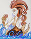 Blue Mermaid Fantasy Art