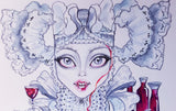 Dracula's Bride Lucy Westenra Horror Art
