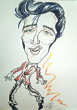 Elvis Presley Pop Portrait Rock and Roll Caricature Music Art