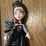 OOAK Crow Witch Doll Repaint