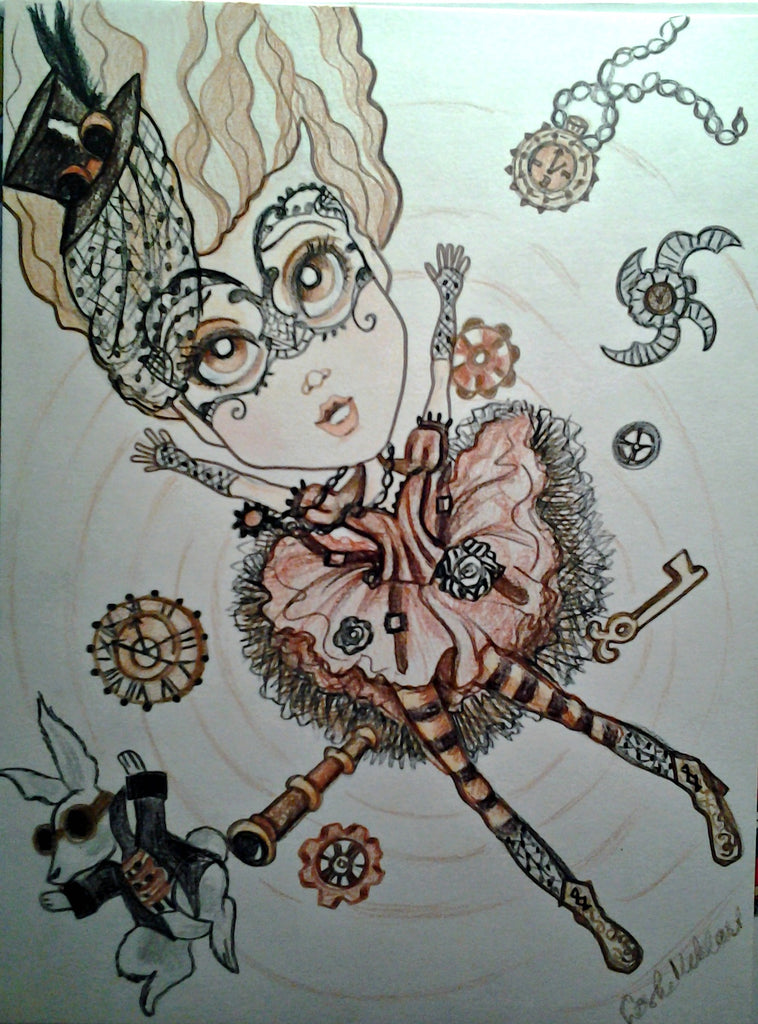Mini Alice In Wonderland Collection #1 Fairytale Art