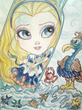 Mini Alice In Wonderland Collection #2 Fairytale Art