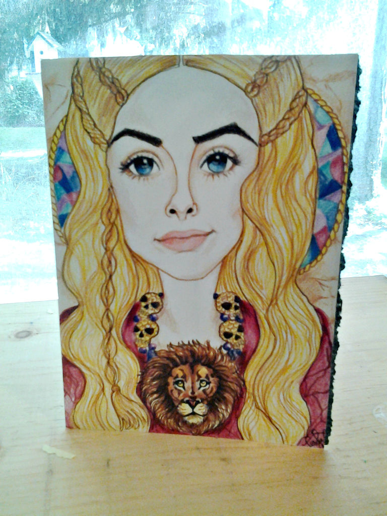 Cersei The Queen Game Of Thrones Pop Culture Portrait Art Print