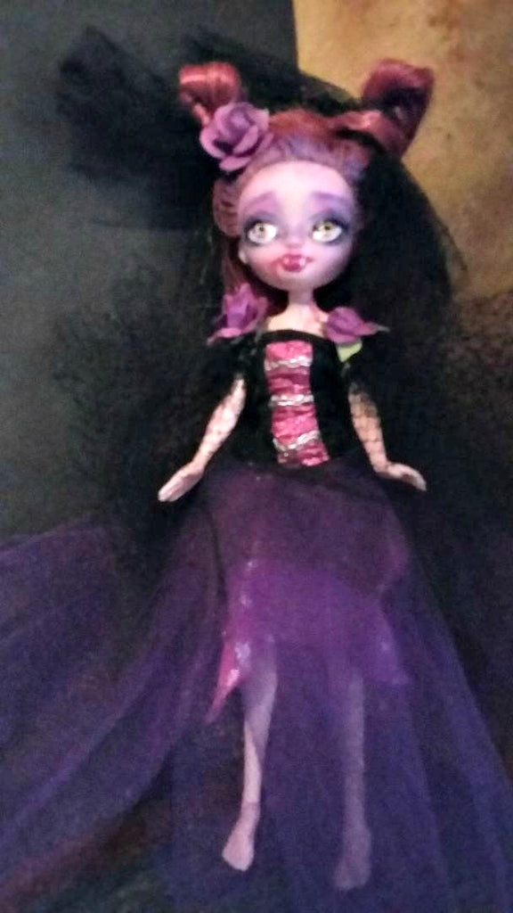 Cossette Vampire Baby Monster High OOAK Doll Repaint