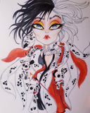 Fairytale Bad Girls  Mini Collection # 1 Twisted Sister Villain Art