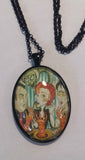 Horror Necklace The Dinner Party Movie Art Pendant Big Eye Pendant