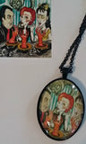 Horror Necklace The Dinner Party Movie Art Pendant Big Eye Pendant