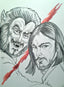 Ethan Chandler's Alter Ego Penny Dreadful Pop Culture Portrait