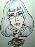 Katy Perry Rock and Roll Caricature