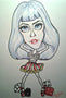 Katy Perry Rock and Roll Caricature