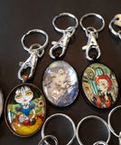 Original Art Keychains with Charms