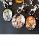 Original Art Keychains with Charms