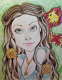 Margaery The Rose Face Portrait