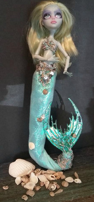 Aphrodisia Monster Mermaid OOAK Doll 
