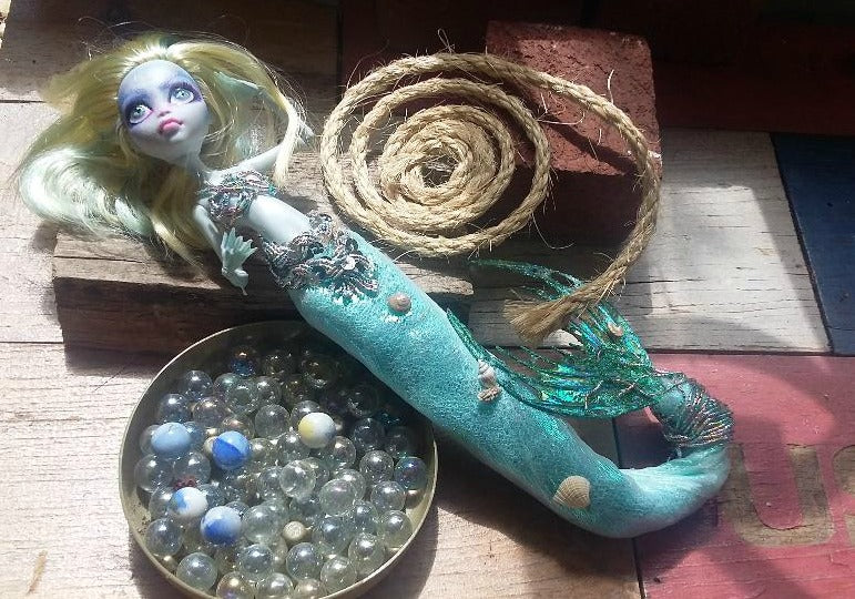 Aphrodisia Monster Mermaid OOAK Doll