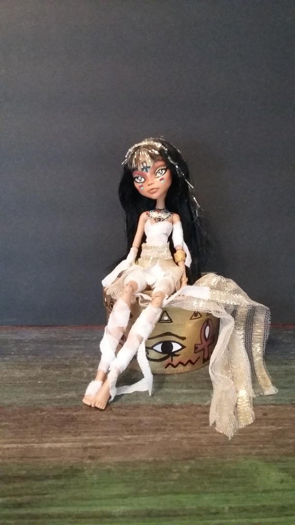 Sahira Mummy Monster High OOAK  custom doll repaint