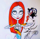 Horror Fantasy Art Sally Gets A Tattoo Lowbrow Jack Sally Nightmare