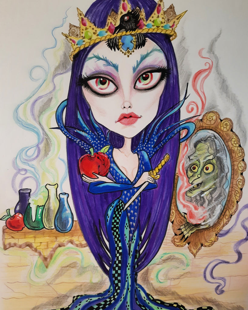 Fairytale Bad Girls  Mini Collection # 1 Twisted Sister Villain Art