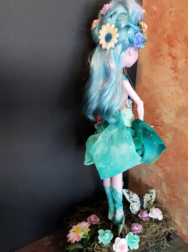 Monster High OOAK Bleu and Hoot owl repaint Custom Doll