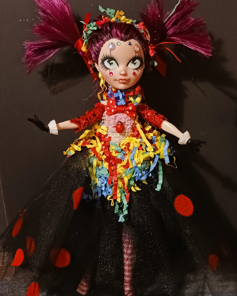 Nicolette Clown OOAK Doll Repaint