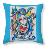Rapunzel Original Art decorative pillow Fairytale fantasy art
