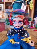 OOAK Mad Hatter Wonderland Custom Doll repaint art doll
