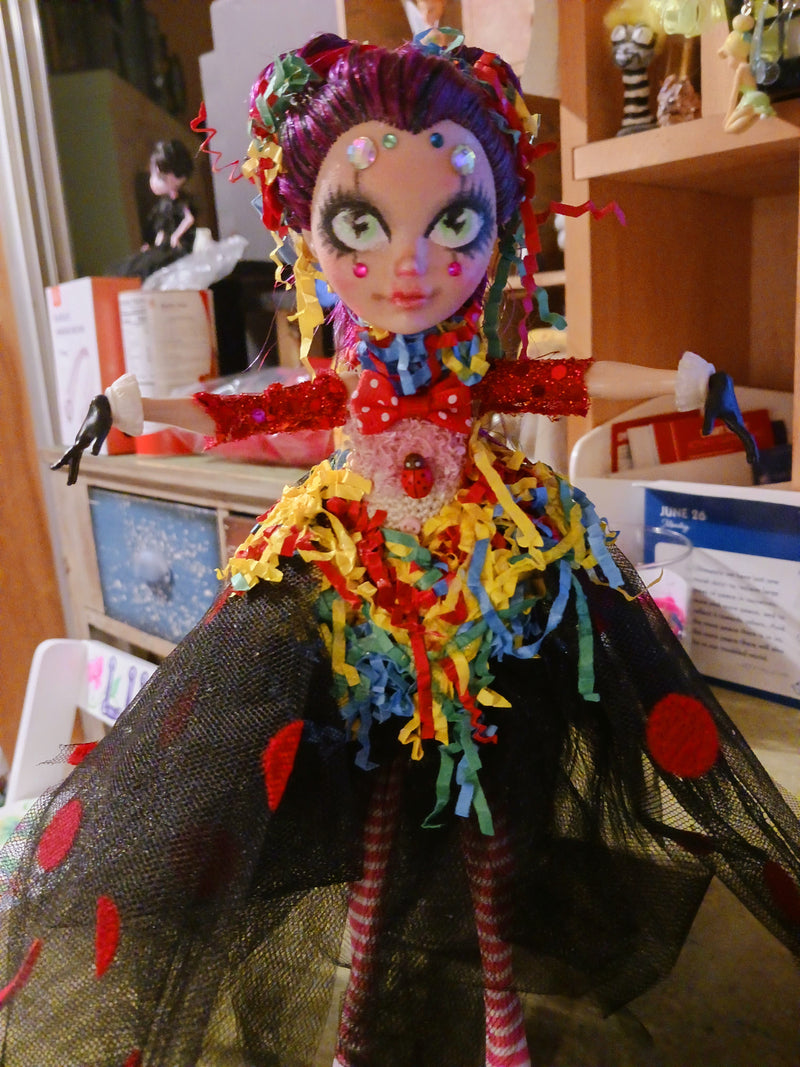 Nicolette Clown OOAK Doll Repaint