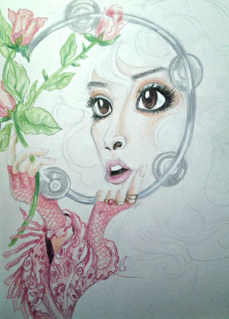 Original Art Stevie and the Roses