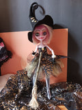 OOAK Ever After Witch Doll Horror repaint Witchlett