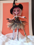 OOAK Ever After Witch Doll Horror repaint Witchlett