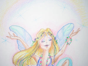 Rainbow Fairy Print