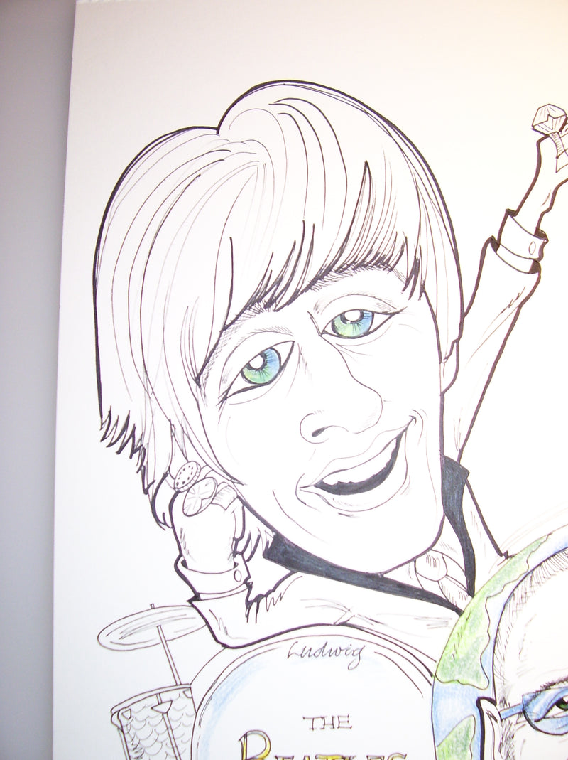 Ringo Starr  Rock & Roll Caricature