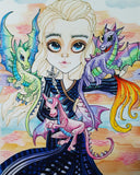 Dragons and Dragon Momma Fantasy Art