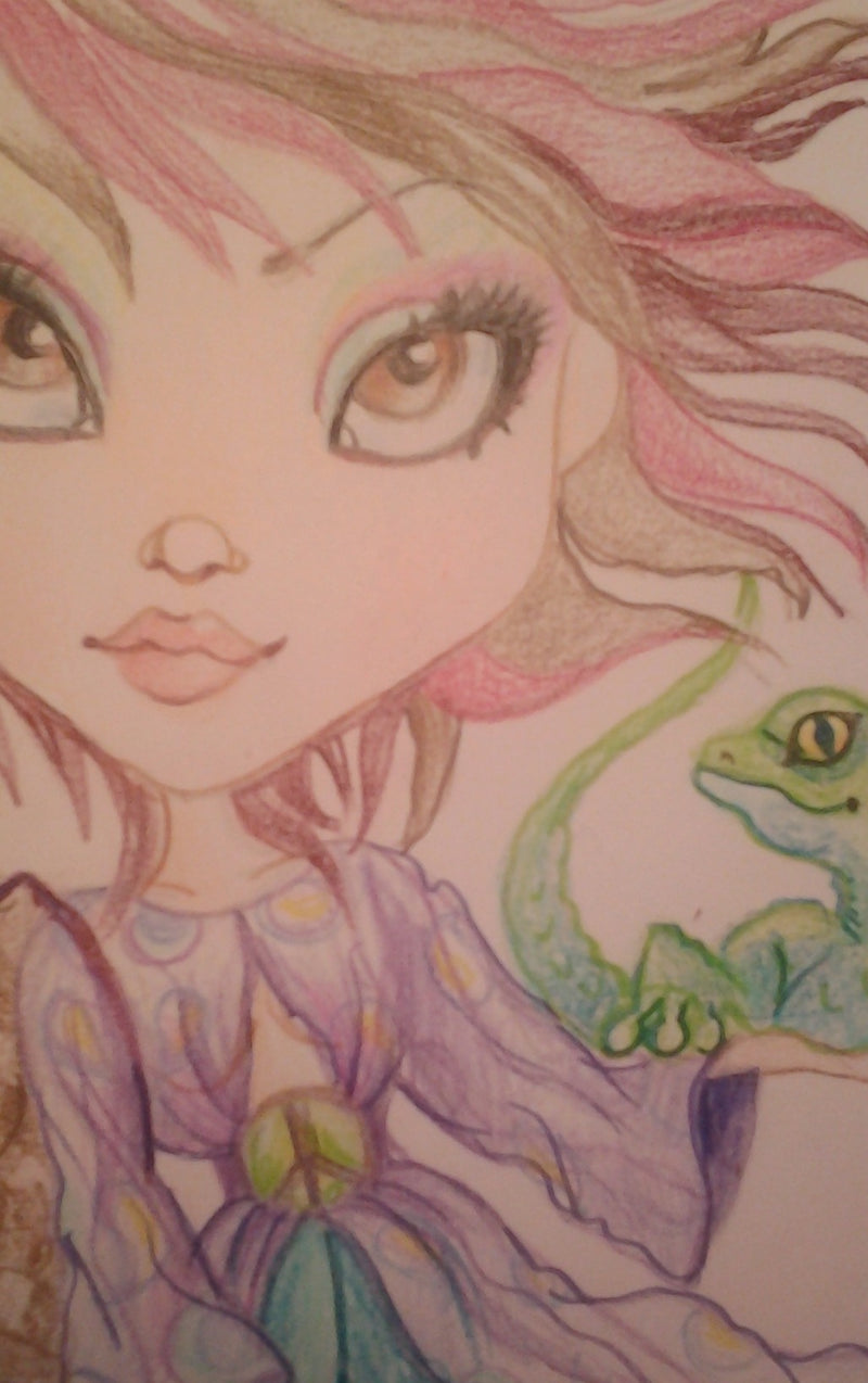 Inspirational Art Print She Was on a Journey to Find Herself