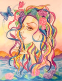 Healing Waters Inspirational Art Print.